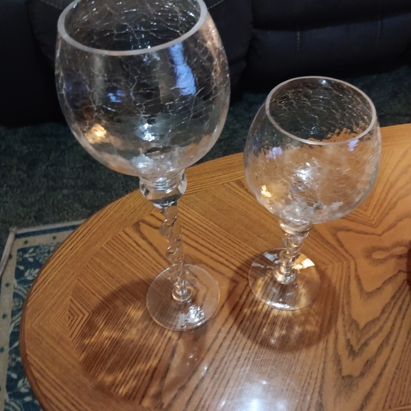 Elegant Glass Candle Holders - Picture 4 of 4